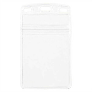 OP(オープン工業) 名札ケース タテ (チャック式) 10枚入 10枚 NX-109 事務用品 文房具 筆記具 ファイル 机上整理 証明 名札 NX-109 23803