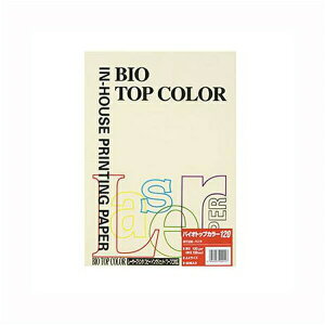 伊東屋 バイオトップカラー A4判 50枚入 120g 50枚 バニラ BT330 バニラ 事務用品 文房具 筆記具 ファイル 机上整理 オフィス BT330 63528