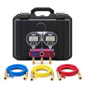 �C�`�l��TASCO R410A R32 R463A-J�p �{�[���o���u���f�W�^���Q�[�W�}�j�z�[���h�L�b�g �O�a���x�\���t�������x�f�W�^���Q�[�W ��g���p�^�C�v �P�[�X�t �G�A�R�� ��}�K�X�`���[�W �^����� �H��