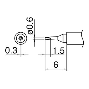 HAKKO�i�����j T30-D06 ���Đ�/0.6D�^ T30-D06 ���Đ� 0.6D�^ 000056580001
