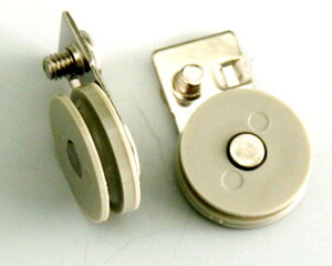 ハイロジック 網戸用取替戸車 偏芯用 FB45型調整戸車 2個入り UA-008S