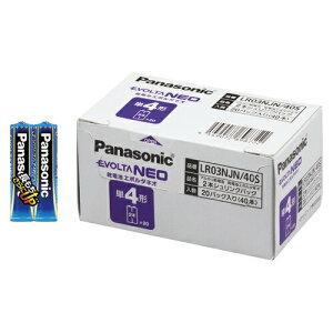 Panasonic�i�p�i�\�j�b�N�j �G�{���^NEO �I�t�B�X�d�r �P4/40�{ LR03NJN/40S LR03NJN/40S