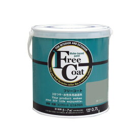 アトムハウスペイント フリーコート 0.7L 青磁 BLUE UNDER TONE 半つや 多用途 かべ紙 リノベーション
