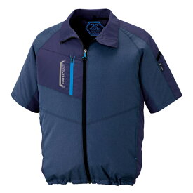 AITOZ（アイトス）:半袖ジャケット 空調服 （R） （男女兼用） モクネイビー SS 50198 暑さ対策 50198