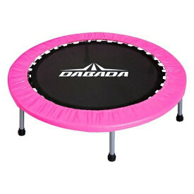 DABADA（ダバダ）:折りたたみトランポリン ピンク TRAMPOLINE トランポリン ダイエット フィットネス trampoline 運動不足解消 運動能力向上 子供 遊び 室内 家の中 運動 家で運動