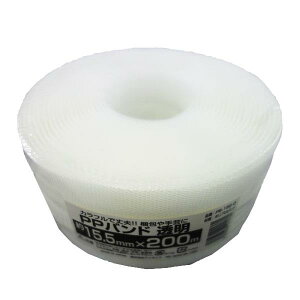 アイネット PPバンド 透明15mmx200m PB-152-0 PP バンド 梱包 ひも 手芸 クラフト PB-152-0