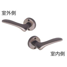 川口技研 60mm Jレバー （20番）シリーズ 空錠・丸座 ブラウン バックセット JL-20-1M-TBr　BS60 川口技研 レバーハンドル Jレバー ジェイレバー セット 4971771034616 空錠・丸座 JL-20-1M-TBr