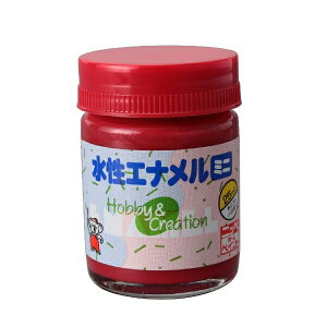 【地域制限有】【メーカー直送】ニッペホームプロダクツ 水性エナメルミニ レッド 25ml 49365375 水性塗料 ホビー用