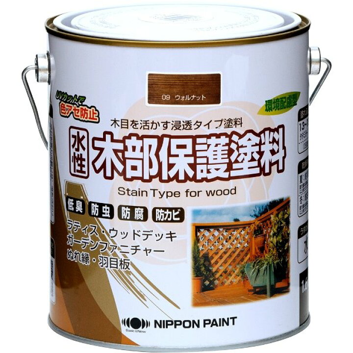 新色追加して再販 ペンキ 水性 塗料 ニッペ 木部 密着強化 水性塗料 水性木部用下塗りシーラー 0.7L 透明