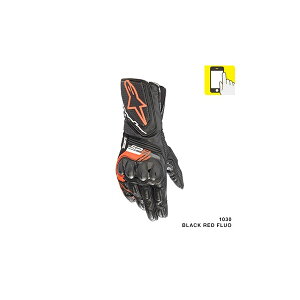 ApCX^[Y SP-8 v3 LEATHER GLOVE 1030 BLACK RED FLUO XL alpinestars ApCX^[YO[utďH O[u
