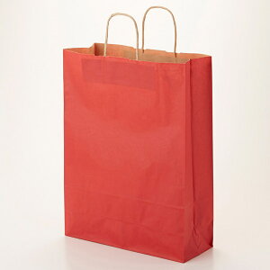 HEIKO(ヘイコー) 手提げ紙袋 25チャームバッグ 2才 未晒 赤C 50枚入り 003201403