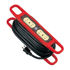 日動工業 ハンドリール 15A×10m H-104 4937305011706 電動工具 電工ドラム・コード 電工ドラム
