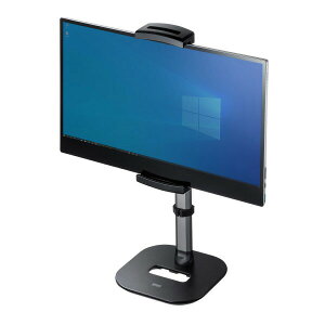 サンワサプライ モバイルモニター用伸縮アームスタンド(高さ調節タイプ) PDA-STN69BK PDA-STN69BK