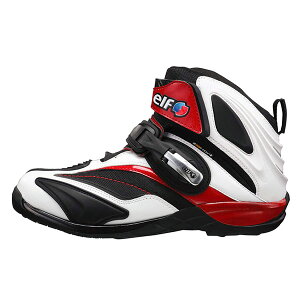 elf(エルフ) elf ライディングシューズ シンテーゼ14 ホワイト/レッド 25.5cm 710087