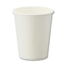HEIKO（ヘイコー）:ペーパーカップ　アイス・ホット兼用　8オンス　口径80mm　ホワイト 004535991 紙 コップ ペーパー カップ 白 環境 資材 店舗 飲料