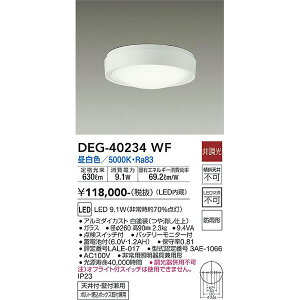 �y���[�J�[�����z����d�@ LED�h�ЏƖ� DEG-40234WF