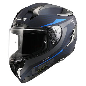 LS2 HELMETS �y�������K�i�zCHALLENGER C GT MATT CARBON BLUE XXL�T�C�Y 103277425XXL