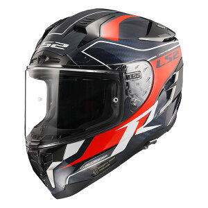 LS2 HELMETS �y�������K�i�zCHALLENGER C GT BLUE CARBON RED XXL�T�C�Y 103277231XXL