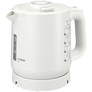 タイガー魔法瓶 蒸気レス 電気ケトル PCJ-H081(W)ホワイト 3535810