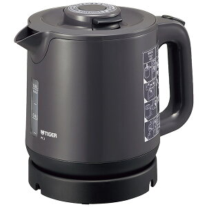 タイガー魔法瓶 蒸気レス 電気ケトル PCJ-H081(H) グレー 3535910