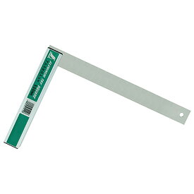 シンワ測定 シンワアルミ台付スコヤ目盛なし 74112 30cm 4960910741126 大工道具 測定具