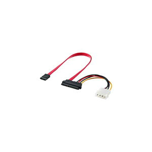 サンワサプライ 電源コネクタ一体型SATAケーブル (0.3m) TK-PWSATA7-03 電源コネクタ SATAケーブル TK-PWSATA7-03