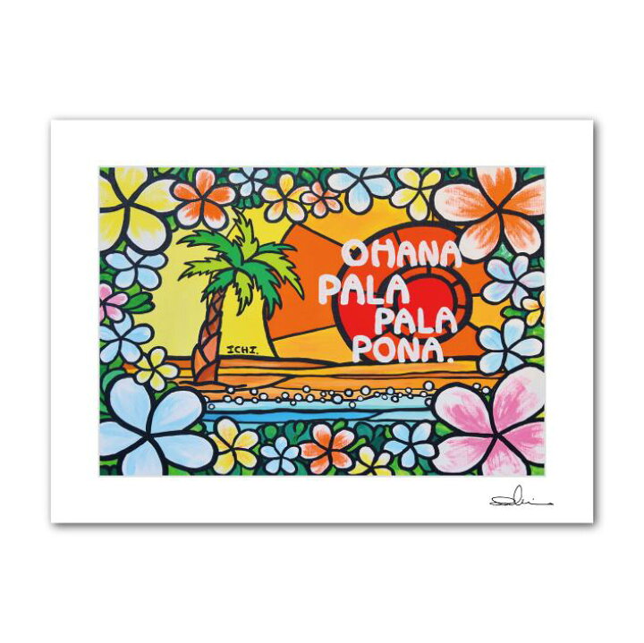 楽天市場 絵画 アート 絵 ハワイ インテリア マットフレーム ハワイアン カリフォルニア おしゃれ かわいい 海外 アロハ サーフ サーファー サーフィン 海 夏 ビーチ プルメリア Hawaii Aloha California Surf Ichi No Yume