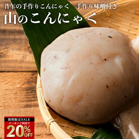 ＼今だけ！クーポン利用で20%OFF／ こんにゃく 「山のこんにゃく 3袋セット」 送料無料 [ 蒟蒻 昔ながらの手造りこんにゃく 蒟蒻 おかず 刺身 おでん 煮物 食感 歯ざわり 通常便 ダイエット ヘルシー 健康食品 お取り寄せ ] セール SALE