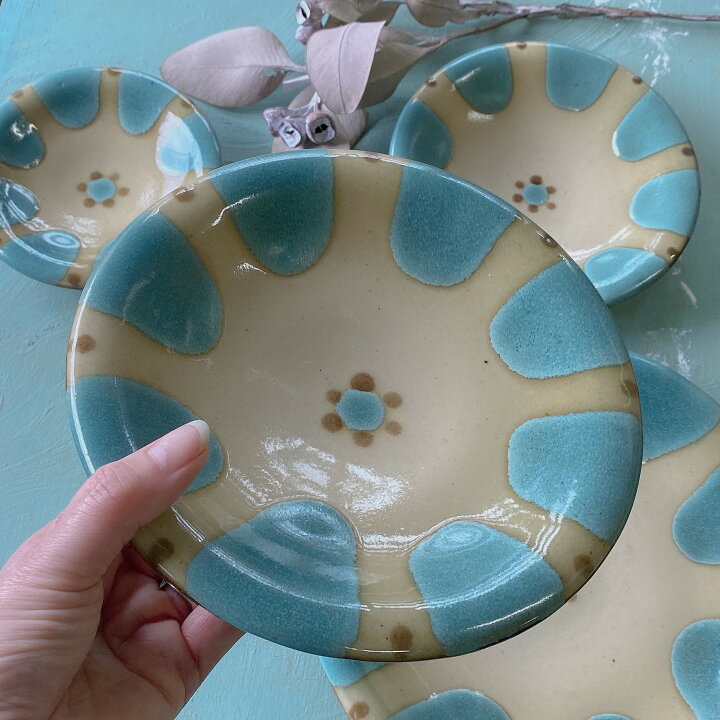 楽天市場】沖縄 やちむん 6寸皿 プレート ノモ ノモ陶器製作所 