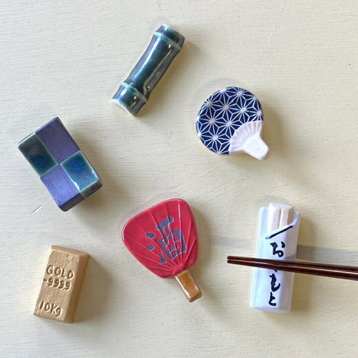 楽天市場】ハンドメイド 箸置き 箸 置き うちわ 竹 おてもと はしおき 