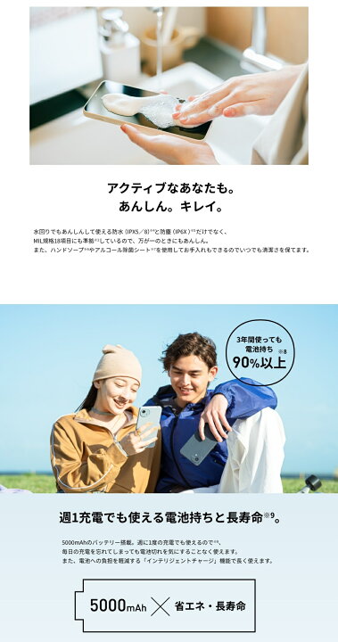 楽天市場】[新品未使用｜SIMフリー] SHARP AQUOS wish4 4GB/64GB  