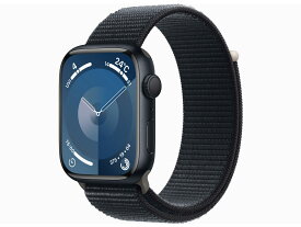 「新品未開封」Apple Watch Series 9 GPSモデル 45mm MR9C3J/A [ミッドナイトスポーツループ]【即納】【あす楽】【プレゼント】