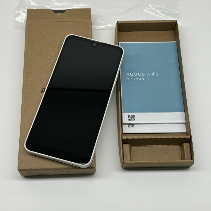 楽天市場】「新品未使用品」AQUOS wish3 White (A302SH) 「SoftBank 