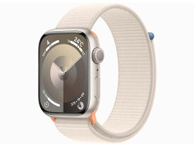 「新品未開封」Apple Watch Series 9 GPSモデル 45mm MR983J/A [スターライトスポーツループ] 【即納】【あす楽】【プレゼント】