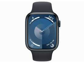 「新品」Apple Watch Series 9 GPSモデル 45mm MR9A3J/A [ミッドナイトスポーツバンド M/L]