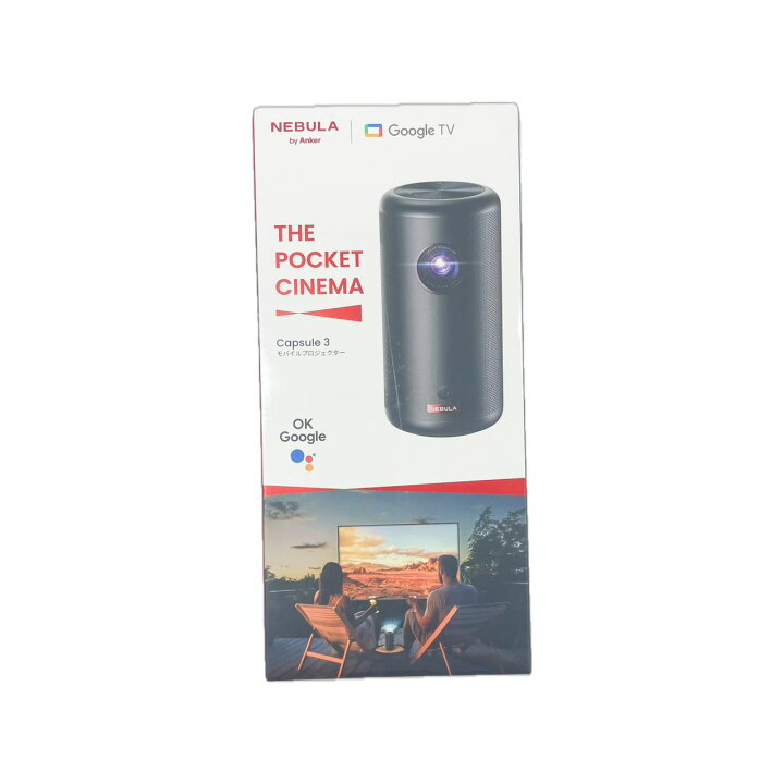楽天市場】「新品」Anker Nebula Capsule 3 D2425N11 [ブラック 