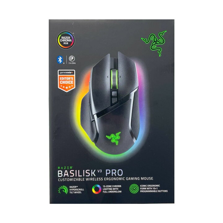 楽天市場】「新品」Razer Basilisk V3 Pro ブラック ワイヤレス 