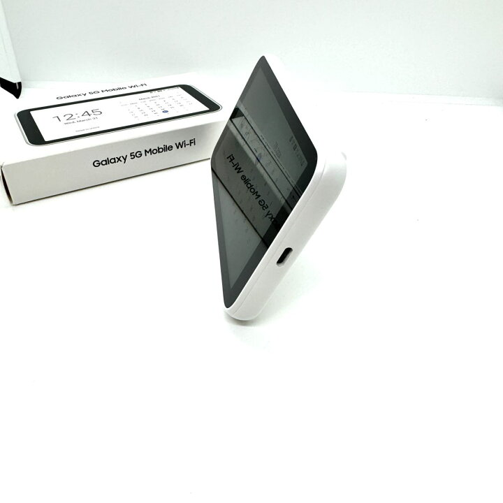 楽天市場】[中古品] Galaxy 5G Mobile WiFi SCR01 White 32GB SIM  