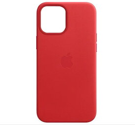 アップル AppleMagSafe対応iPhone 12 Pro Max レザーケース （PRODUCT）RED [MHKJ3ZA/A] A2495