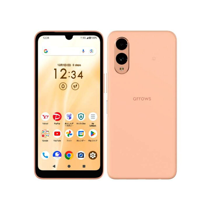 楽天市場】「新品・Softbank版」SIMフリー arrows We2 [ライトオレンジ 