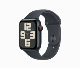 「新品」Apple Watch SE 第2世代 GPS+Cellularモデル 44mm MXGM3J/A [ミッドナイトスポーツバンド M/L]【即納】【あす楽】【プレゼント】