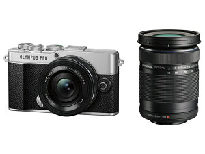 [�V�i] OLYMPUS PEN E-P7 EZ�_�u���Y�[���L�b�g [�V���o�[]