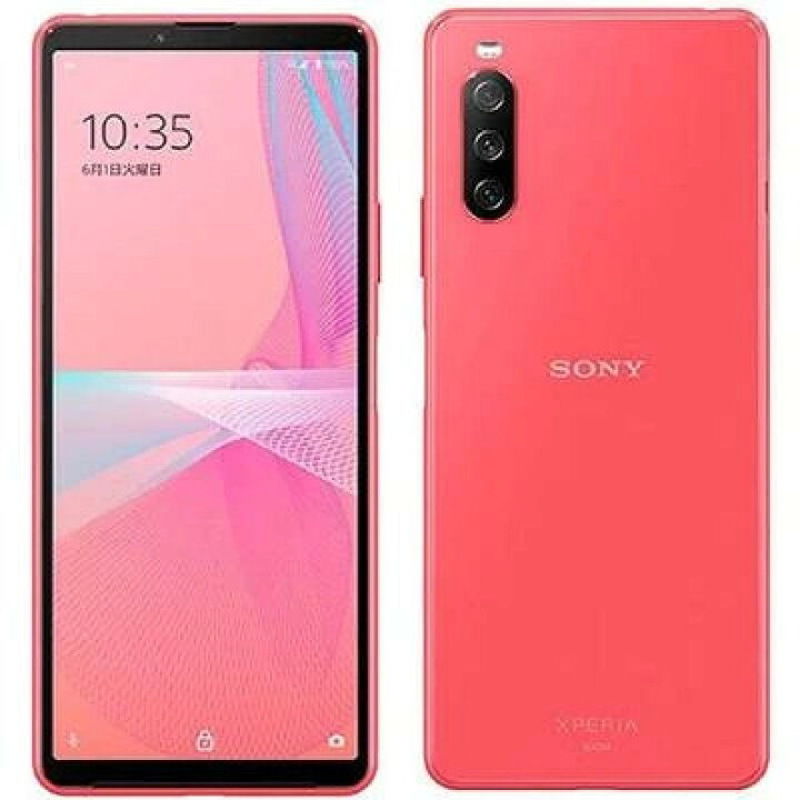 楽天市場】[新品未使用] SONY Xperia 10 III 128GB SOG04 ピンク SIM 