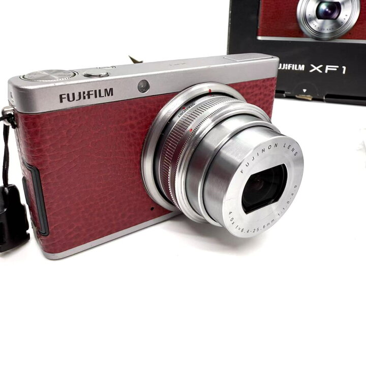 楽天市場】【中古美品】FUJIFILM デジタルカメラ XF1 光学4倍 レッド F  