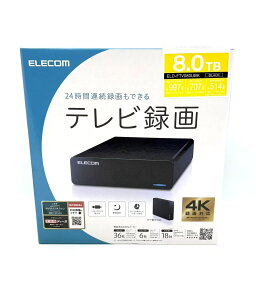 �u�V�i�vELECOM HDD �O�t���n�[�h�f�B�X�N ELD-FTV080UBK 8TB�y���[�z�y�����y�z�y�v���[���g�z