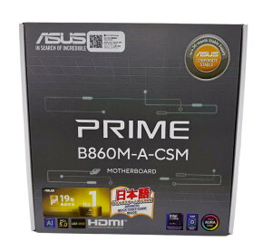 ASUS Intel CPU Core Ultra Processors (Series 2) LGA1851 �Ή� B860 Chipset mATX �}�U�[�{�[�h/PRIME B860M-A-CSM �������K�㗝�X�i
