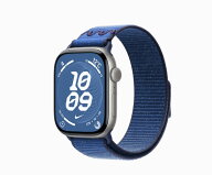「新品」Apple Watch Series 11 GPSモデル 46mm MFAE4J/A-MGD64FE/A [ブルーリボンNikeスポーツループ]