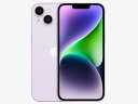 [ 新品 未開封 ] iPhone 14 128GB パープル MPUY3J/A【即納】【あす楽】アイフォン 14本体 SIMフリー iphone14 アイフォン14 アイホン アイホン14 シムフリー