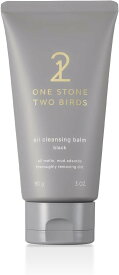 ワンストーンツーバーズ オイルクレンジングバーム ブラック 90g【クレンジングバーム】【one stone two birds】【ワンストーントゥーバーズ】【毛穴ケア/保湿ケア/マッサージ】