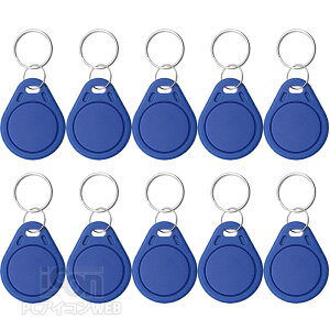 NTAG215 NFC^O 10Zbg L[z_[^Cv ICONSHOP IC-nt215key10 ICJ[h[_[puN^ONFC Forum Type-2 504oCg NTAG N^O